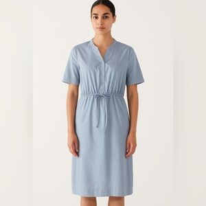 COS Light Blue Button-Down shirt Dress - size 6